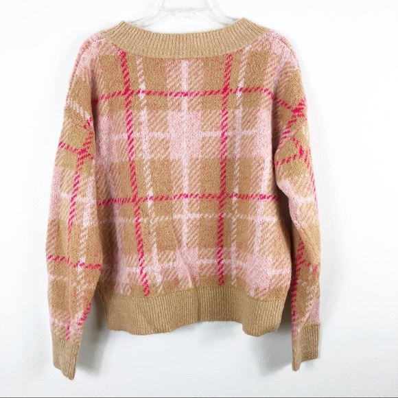 BP. Plaid Crewneck Long Sleeve Cozy Sweater - Picture 9 of 14